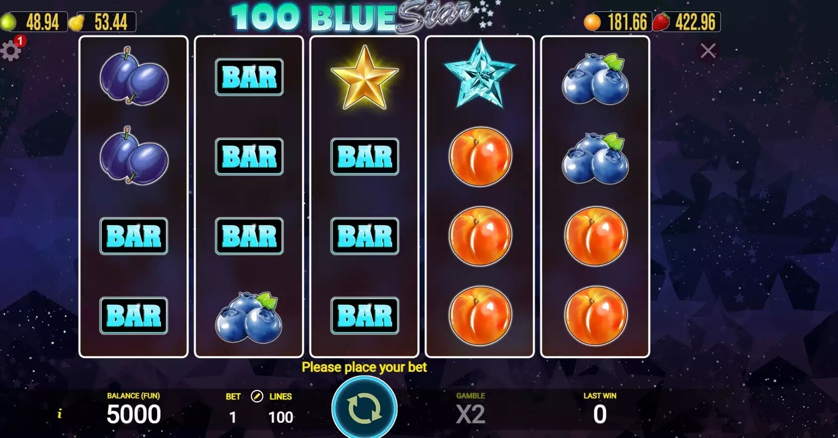 100 Blue Star